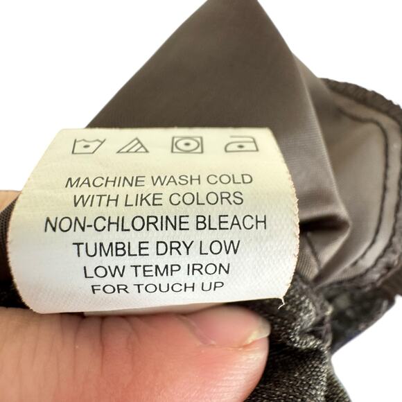 Briggs Light Brown High Rise Straight Leg Lightweight Trouser Dress Pants Sz 16 - Picture 7 of 7